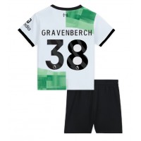 Maglie da calcio Liverpool Ryan Gravenberch #38 Seconda Maglia Bambino 2023-24 Manica Corta (+ Pantaloni corti)